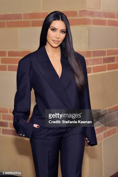 Kim Kardashian West attends The Promise Armenian Institute Event At UCLA at Royce Hall on November 19, 2019 in Los Angeles, California.