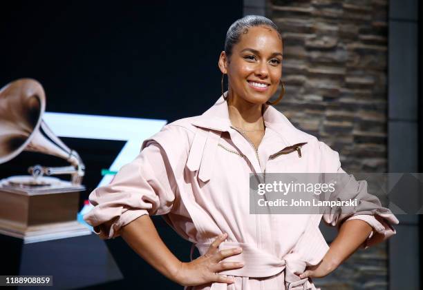 Alicia Keys attends the 62nd Grammy Awards Nominations at CBS Broadcast Center on November 20, 2019 in New York City.