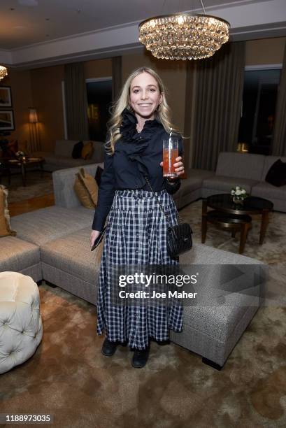 Ayesha Shand attends the Matriarch Club Cocktail Party at Four Seasons Hotel London at Ten Trinity Square on November 20, 2019 in London, England.