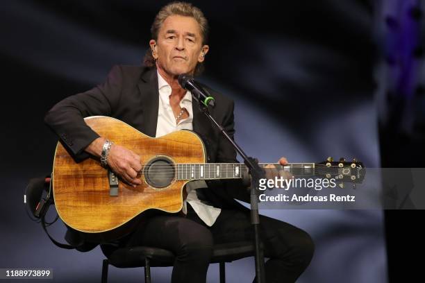 Peter Maffay performs at the Tribute To Bambi show at Kurhaus Baden-Baden on November 20, 2019 in Baden-Baden, Germany.