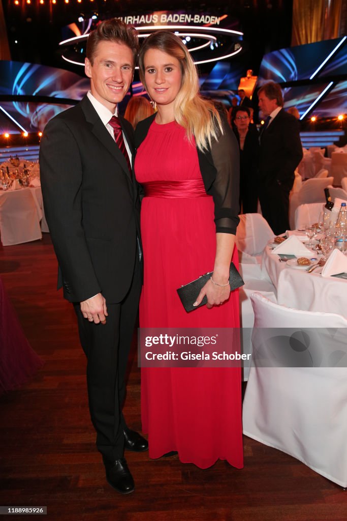 Luger Natalie Geisenberger and her partner Markus Scheer during the