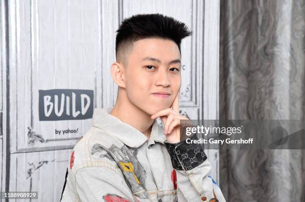 Indonesian rapper Rich Brian visits the Build Series to discuss the song “100 Degrees” at Build Studio on November 20, 2019 in New York City.