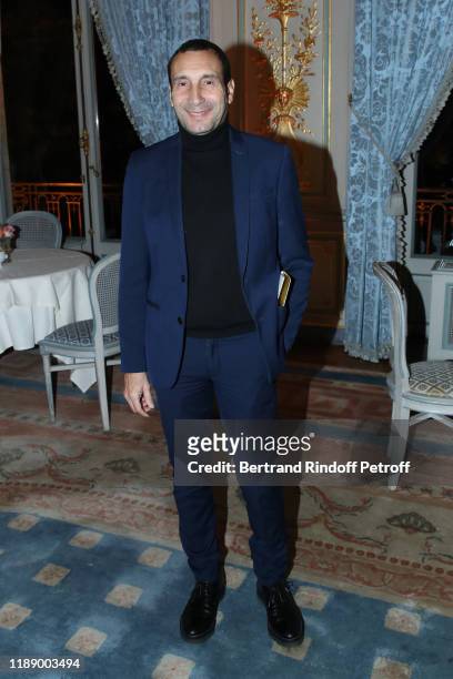 Actor Zinedine Soualem attends the "Vaincre Le Cancer" : Benefit Party at Cercle de l'Union Interalliee on November 20, 2019 in Paris, France.