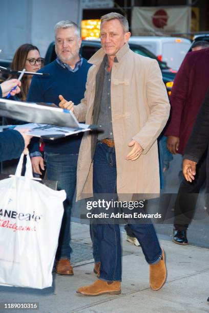 Daniel Craig attends a screening of Knives Out on November 19, 2019 in New York City.