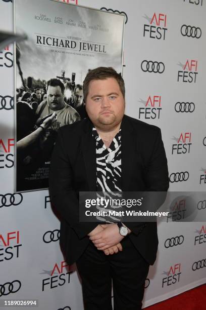 Paul Walter Hauser attends the "Richard Jewell" premiere during AFI FEST 2019 Presented By Audi at TCL Chinese Theatre on November 20, 2019 in...