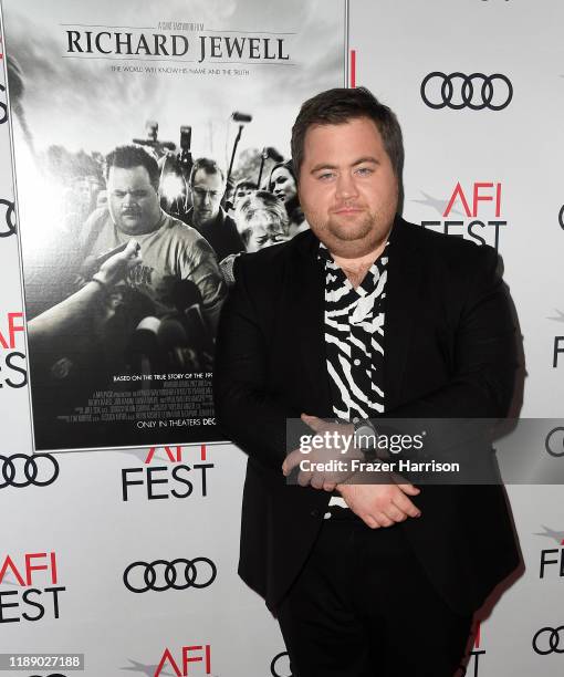 Paul Walter Hauser attends the "Richard Jewell" premiere during AFI FEST 2019 Presented By Audi at TCL Chinese Theatre on November 20, 2019 in...