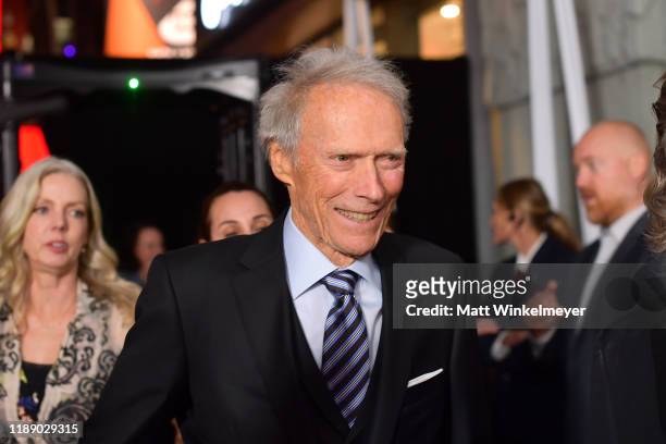 Clint Eastwood attends the "Richard Jewell" premiere during AFI FEST 2019 Presented By Audi at TCL Chinese Theatre on November 20, 2019 in Hollywood,...