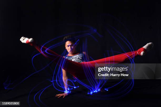 Gymnast Yul Moldauer poses for a portrait during the Team USA Tokyo 2020 Olympics shoot on November 20, 2019 in West Hollywood, California.