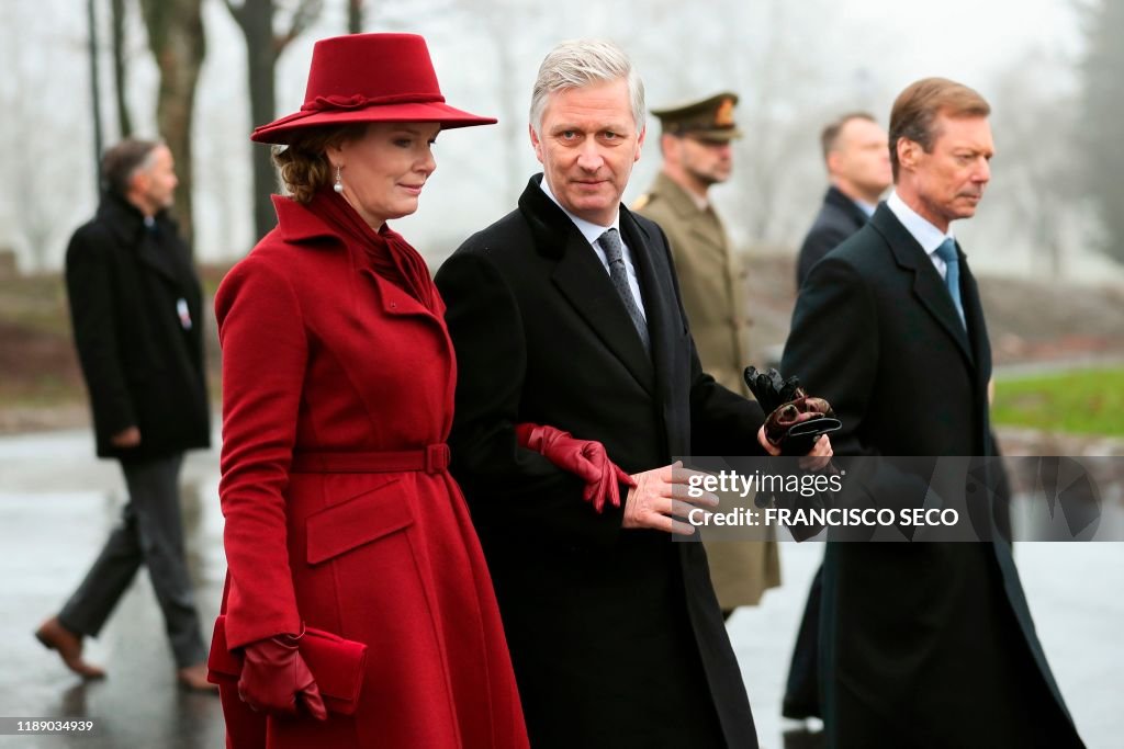 BELGIUM-WWII-ANNIVERSARY-BULGE-ROYALS