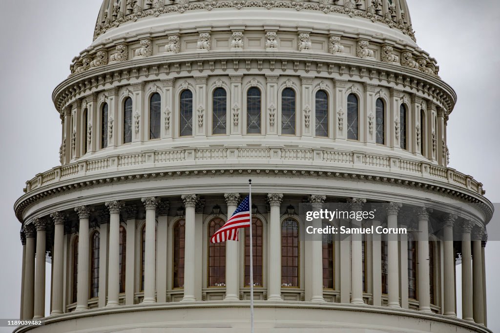 Capitol Hill Prepares Ahead Of Full House Vote On Impeachment Articles This Week