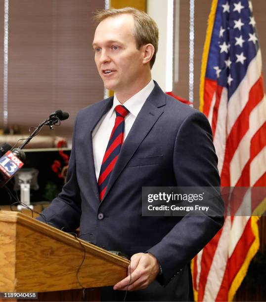 Rep. Ben McAdams announces he will vote yes on both articles of Impeachment of President Trump when it comes to a vote in Congress, on December 16,...
