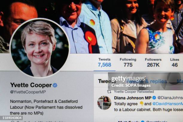 Twitter account of Yvette Cooper - Member of Parliament for Normanton, Pontefract and Castleford constituency. Labour Party Leader, Jeremy Corbyn...