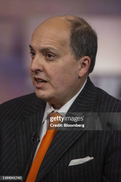 Said Nazem Haidar, president and chief executive officer of Haidar Capital Management, speaks during an Bloomberg Television interview in New York,...