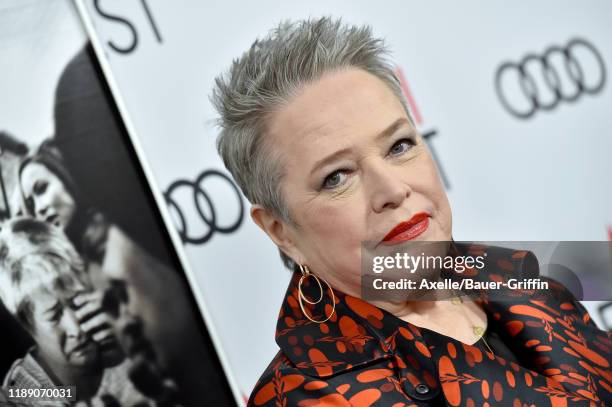 Kathy Bates attends the premiere of "Richard Jewell" during AFI FEST 2019 presented by Audi at TCL Chinese Theatre on November 20, 2019 in Hollywood,...