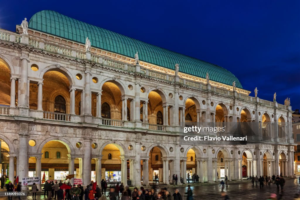 Italy, Vicenza - Basilica Palladiana in the Piazza dei Signori
