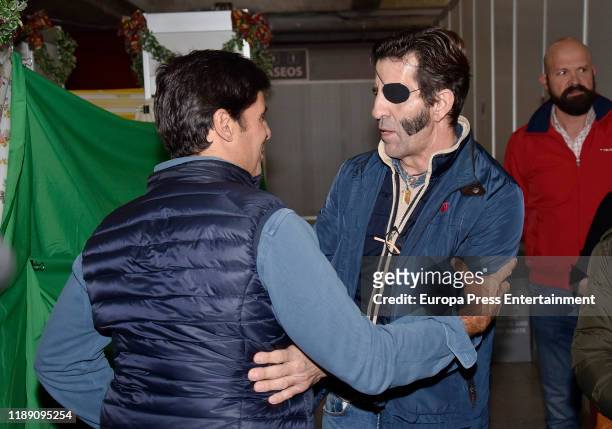 Francisco Rivera and Juan Jose Padilla attend 'Rastrillo Nuevo Futuro' on November 20, 2019 in Madrid, Spain.