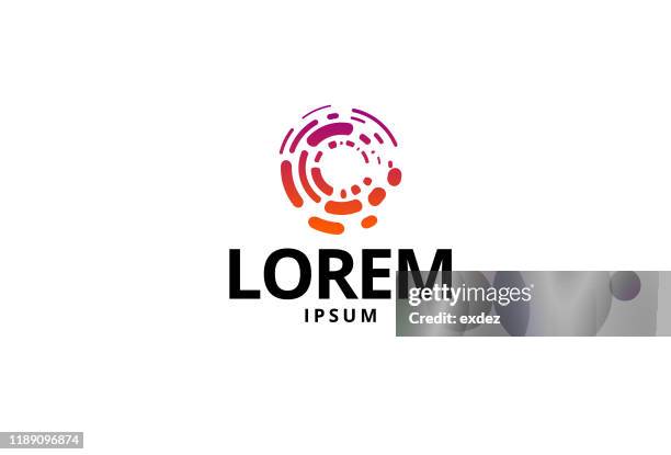 ilustraciones, imágenes clip art, dibujos animados e iconos de stock de c signo de logotipo - letra o