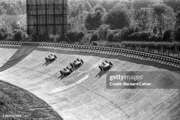 Richie Ginther, Phil Hill, Jim Clark, Ricardo Rodriguez, Ferrari 156, Lotus-Climaxc21, Grand Prix of Italy, Autodromo Nazionale Monza, 10 September...