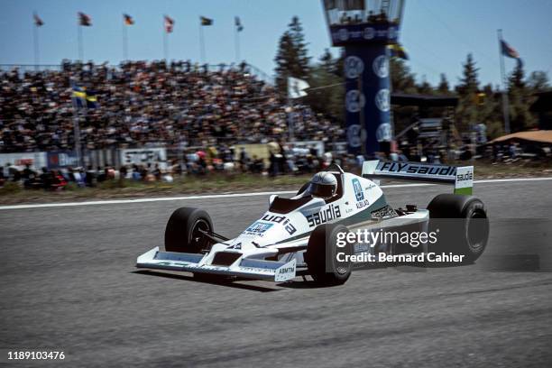 Alan Jones, Williams-Ford FW06, Grand Prix of Sweden, Anderstorp Raceway, 17 June 1978.