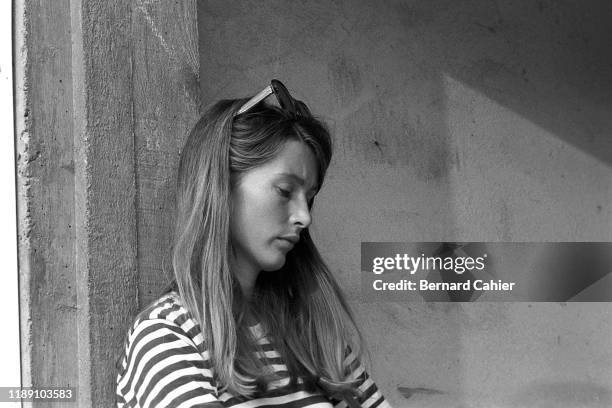 Jochen Rindt, Grand Prix of Italy, Autodromo Nazionale Monza, 06 September 1970. Nina Rindt, wife of Jochen Rindt, during practice for the Italian...