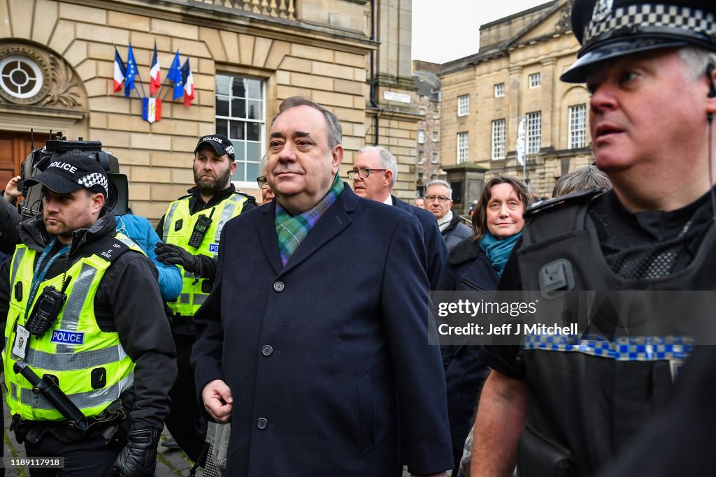 Alex Salmond Appears In Court Charged With A Variety Of Sexual Offences