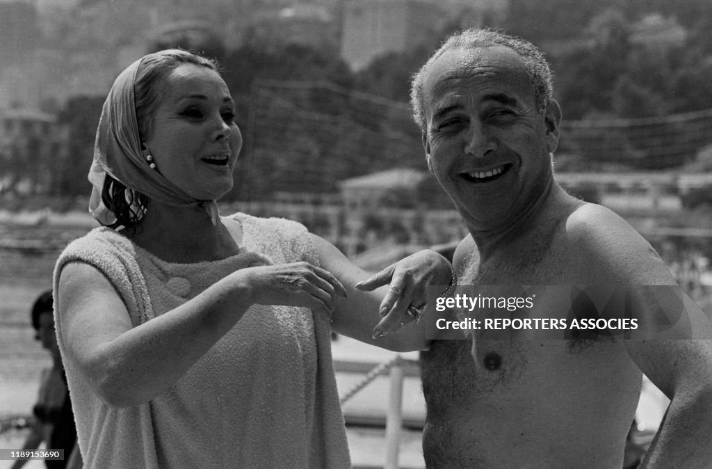 Zsa Zsa Gabor et son mari en 1964
