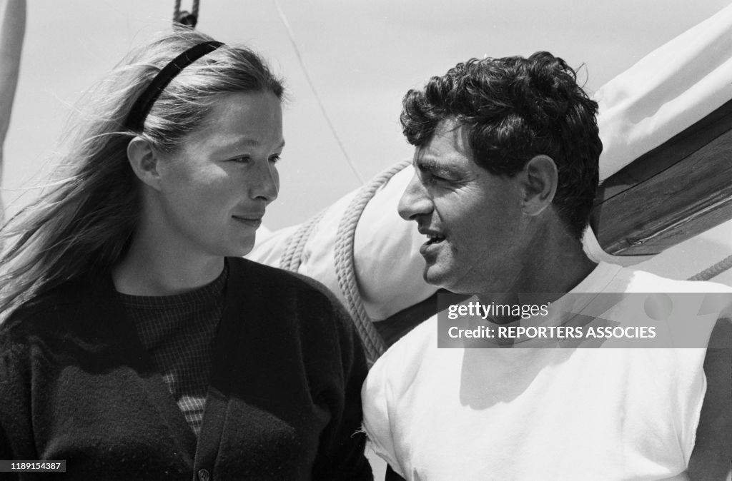 Marina Vlady et son mari en 1964