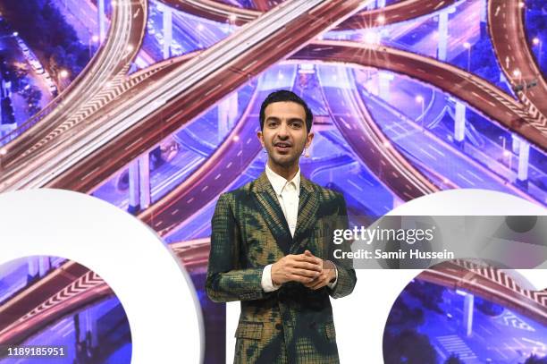 Imran Amed speaks during #BoFVOICES on November 21, 2019 in Oxfordshire, England.