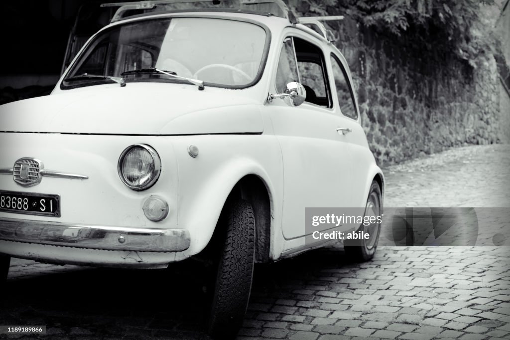 Fiat 500 in Tuscany