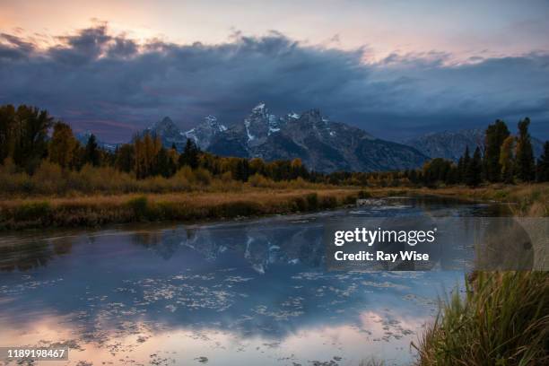 grand teton national park sunset - grand teton national park sunset stock pictures, royalty-free photos & images