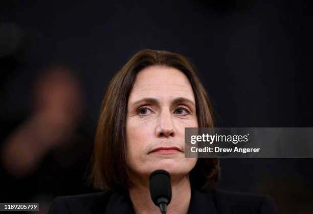 Fiona Hill, the National Security Council’s former senior director for Europe and Russia testifies before the House Intelligence Committee in the...