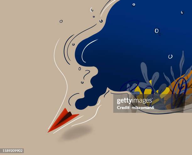 underwater illustration - sea life cartoon stock pictures, royalty-free photos & images