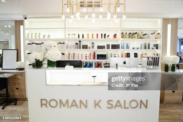 View of the atmosphere at the Roman K Salon Madison Avenue Opening on November 21, 2019 in New York City.