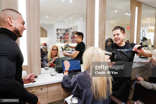 View of the atmosphere at the Roman K Salon Madison Avenue Opening on November 21, 2019 in New York City.