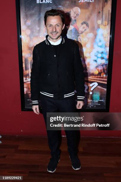 Martin Solveig attends the "Docteur ?" photocall at cinema Publicis on November 21, 2019 in Paris, France.