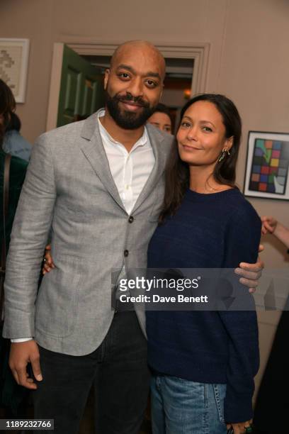Chiwetel Ejiofor and Thandie Newton attend a special screening hosted by Thandie Newton of Netflix's "The Boy Who Harnessed The Wind" directed by...