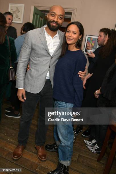 Chiwetel Ejiofor and Thandie Newton attend a special screening hosted by Thandie Newton of Netflix's "The Boy Who Harnessed The Wind" directed by...