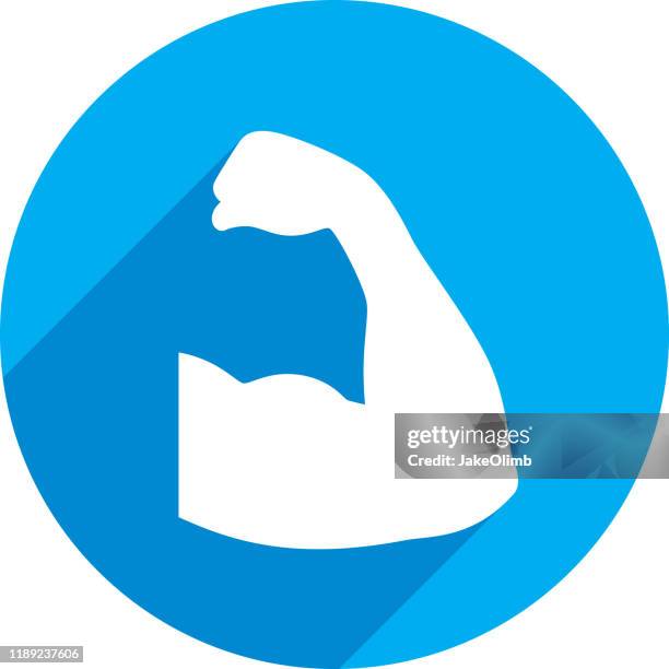 arm icon silhouette - wrist stock illustrations