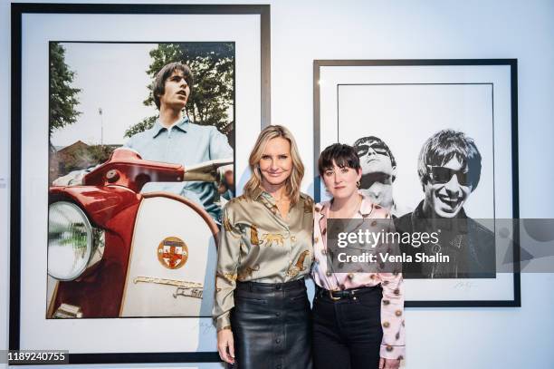 Jacquie Beltrao and Lauren Mahon attending Masterplan25: The Oasis Photographs private view on November 21, 2019 in London, England.