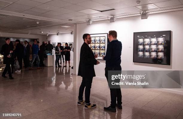 General view of atmosphere during Masterplan25: The Oasis Photographs private view on November 21, 2019 in London, England.