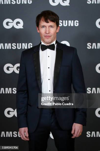 British singer James Blunt attends 'GQ Men Of The Year' awards 2019 at Westin Palace Hotel on November 21, 2019 in Madrid, Spain.