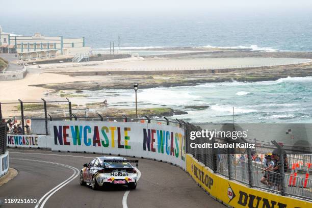Jamie Whincup drives the Red Bull Holden Racing Team Holden Commodore ZB during practice for the Newcastle 500 as part of the 2019 Supercars...