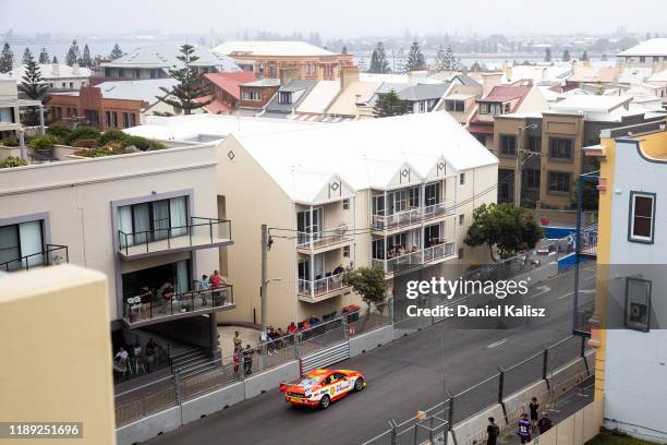 Fabian Coulthard drives the Shell V-Power Racing Team Ford Mustang during practice for the Newcastle 500 as part of the 2019 Supercars Championship...
