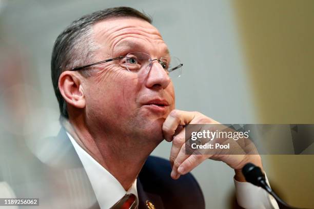 House Judiciary Committee ranking member Rep. Doug Collins speaks during a House Rules Committee hearing on the impeachment against President Donald...