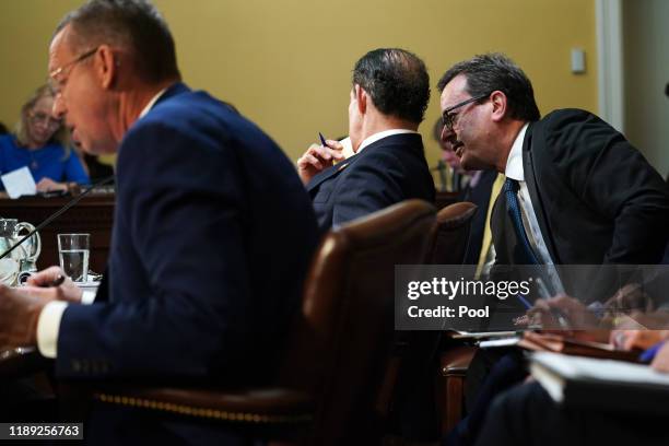 Rep. Jamie Raskin speaking to Barry Berke, a lawyer for the Democrats, at a meeting of the house committee on rules to consider H. Res. 755...