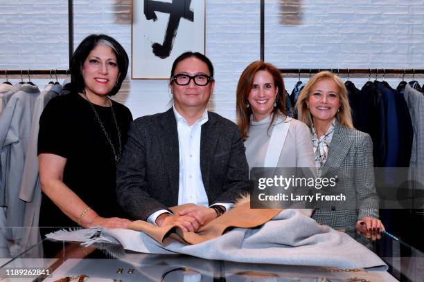 Tammy Haddad, King Chong, Betsy Fischer Martin and Hilary Rosen attend the Lafayette 148 New York & American University event at Tysons Galleria on...