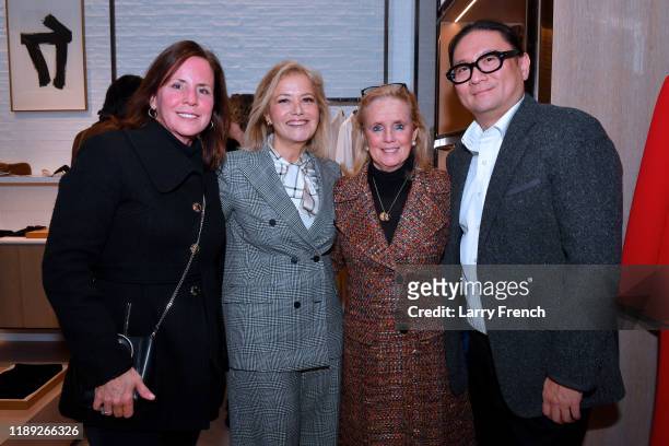 Jean Case, Hilary Rosen, U.S. Representative Debbie Dingle and King Chong attend the Lafayette 148 New York & American University event at Tysons...