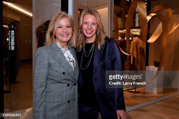 Hilary Rosen and guest attend the Lafayette 148 New York & American University event at Tysons Galleria on November 21, 2019 in Mclean, Virginia.