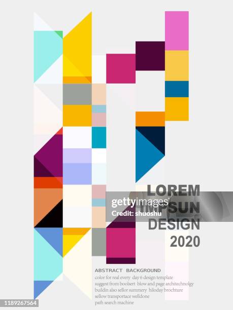 abstract simplicity geometric ornate pattern background - mosaic stock illustrations