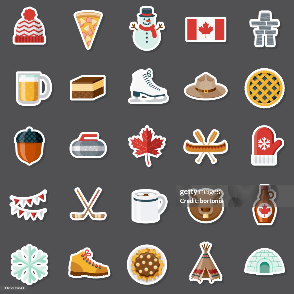 Canada Sticker Set